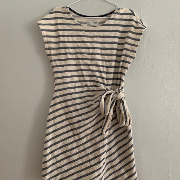 Striped Terry Cloth Dress - Picture 2 of 2
